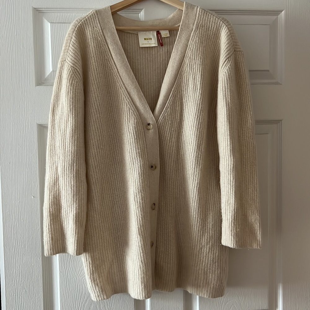 Maeve Anthropologie Cashmere Cardigan Sweater